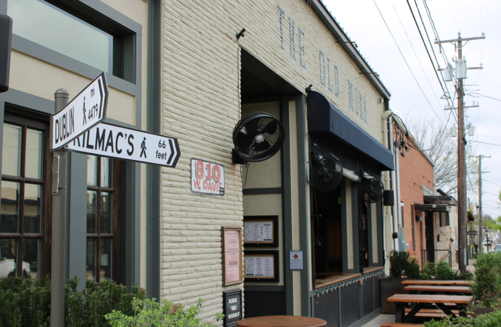 The exterior of The Old Monk and Kilmacs