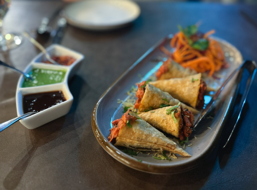 Sawaii's chicken changezi cornetto.