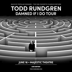 Todd Rundgren Tickets On Sale Now! thumbnail
