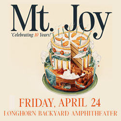Mt. Joy Coming to Longhorn Backyard—April 24 thumbnail