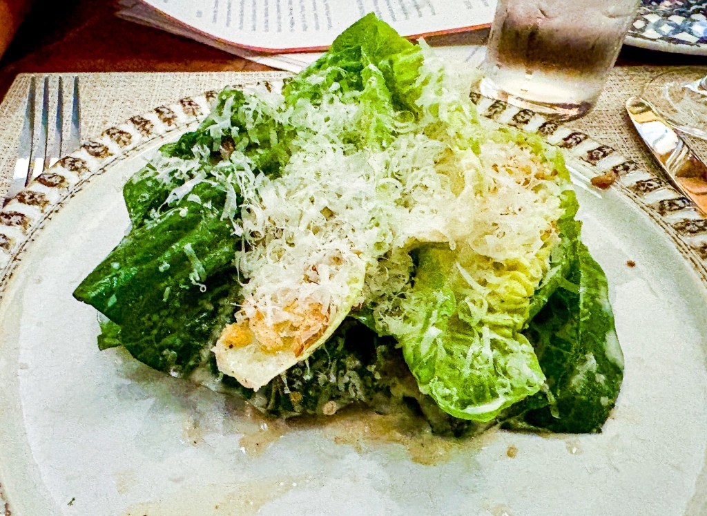 The Sicilian Caesar with spicy breadcrumbs and parm