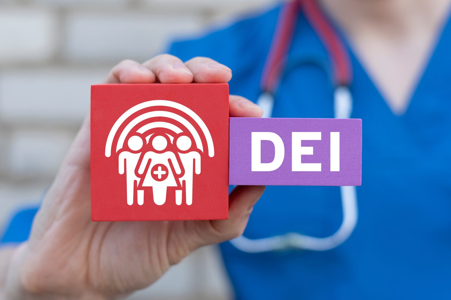 DEI in healthcare symbols
