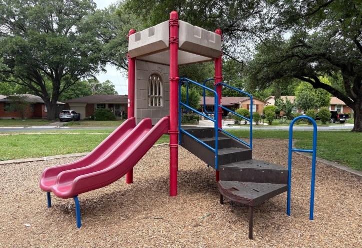 playground with slide