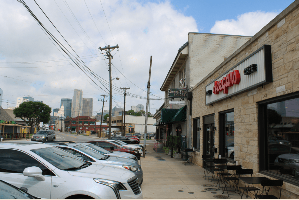 Seegar's facing downtown with Mike's Gemini next door.