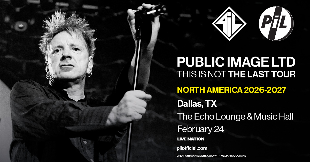 Win 2 tickets to Public Image Ltd!