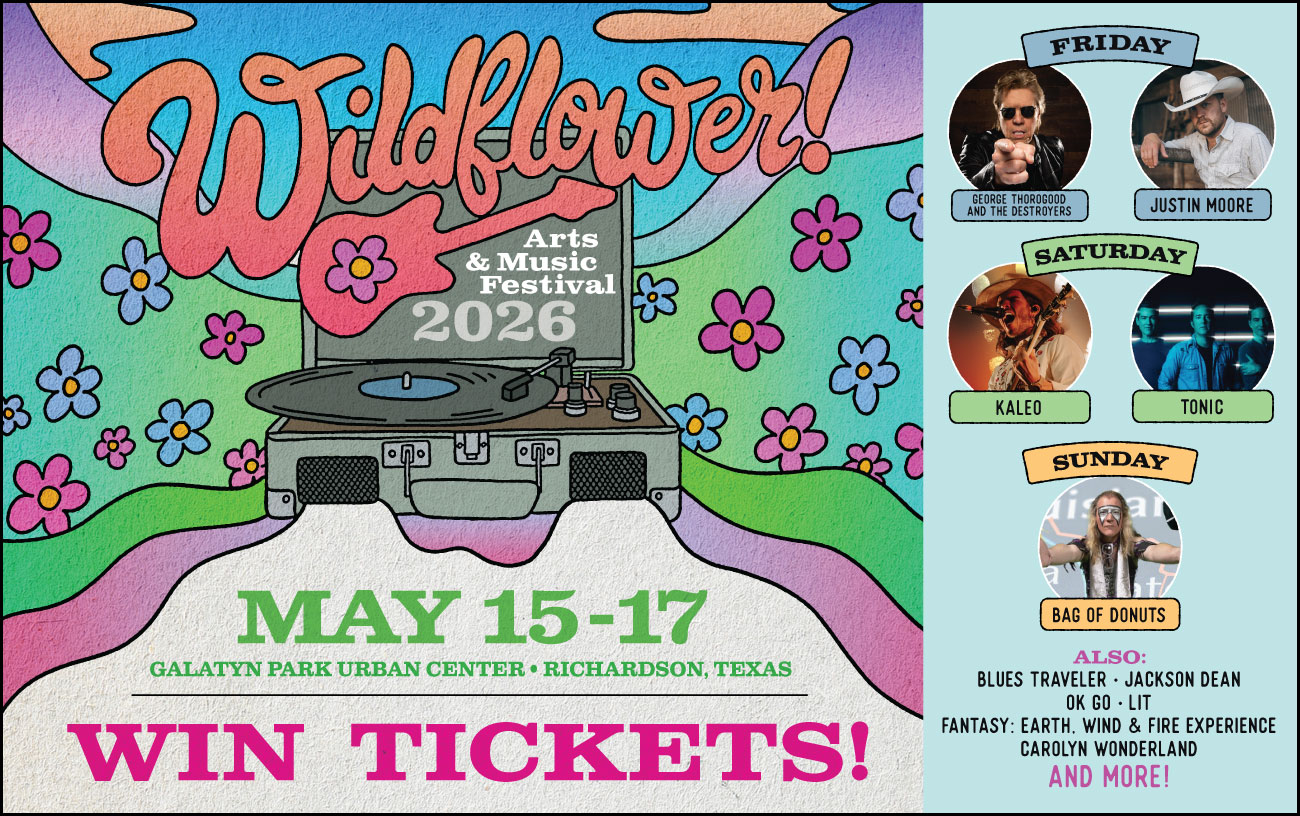 Win 2 tickets to Wildflower! Arts & Music Festival!