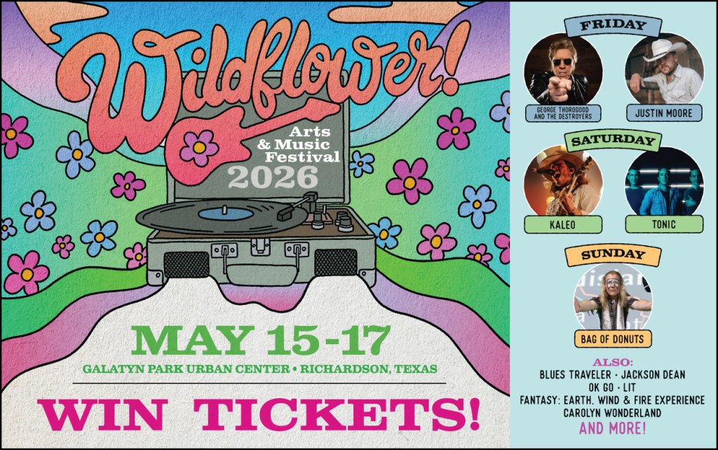 Win 2 tickets to Wildflower! Arts & Music Festival!