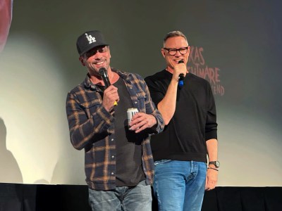 We watched 'Scream' with Skeet Ulrich and Matthew Lillard