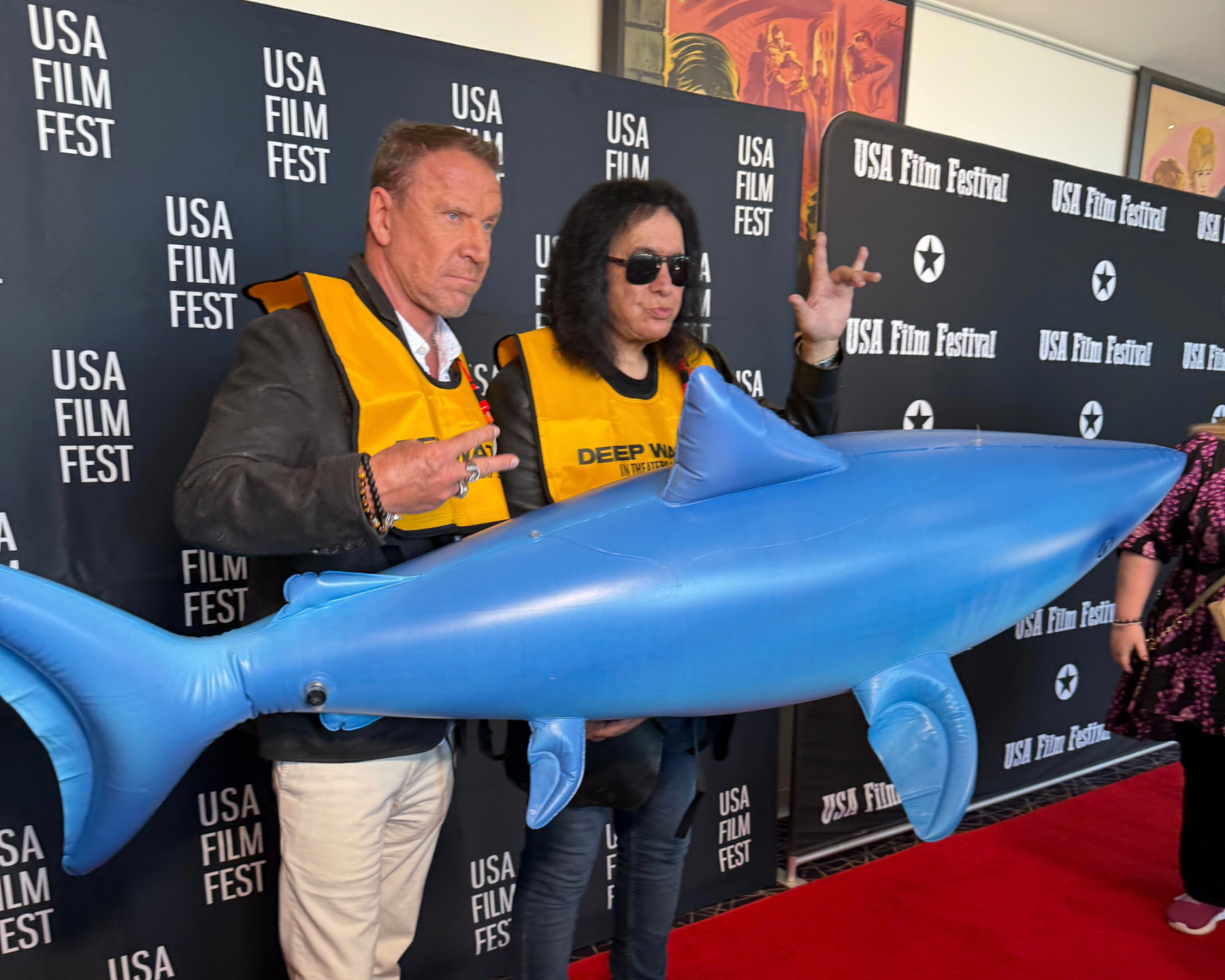 Gene Simmons Makes Action Movies Now, and He Was Honored in Dallas For The First One