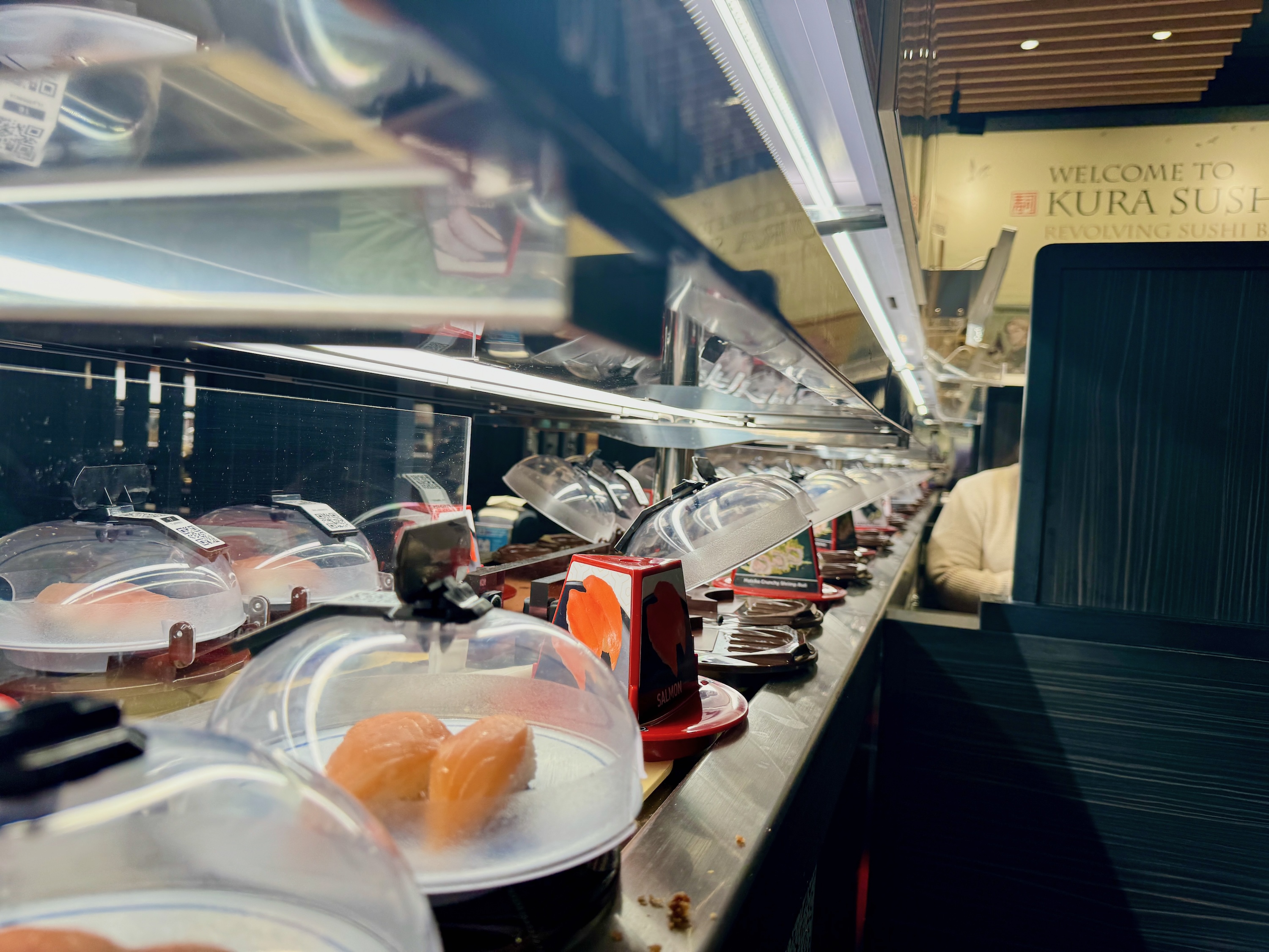 Sushi from Kura Sushi