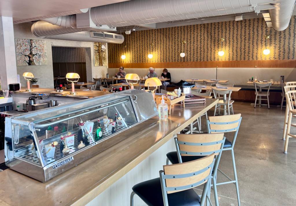 the dining room of Pan Asian kitchen
