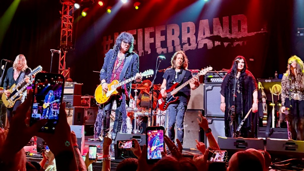Keiferband on stage at Granada Theater
