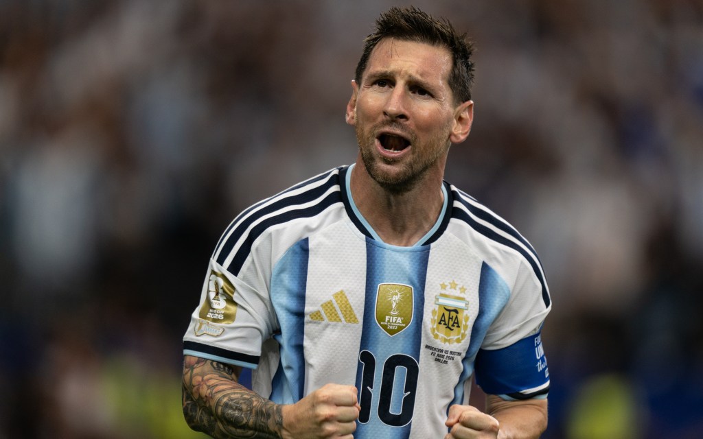 Lionel Messi of Argentina at the 2026 FIFA World Cup