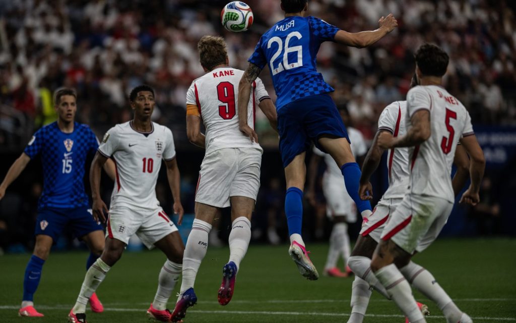 Petar Musa and Harry Kane in the World Cup