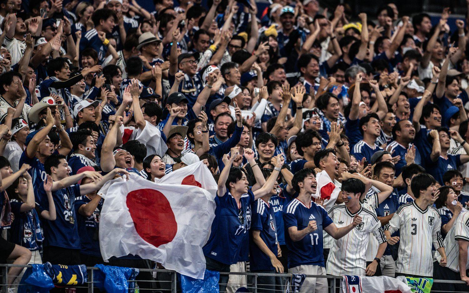 Japanese soccer fans at World Cup 2026 in Dallas
