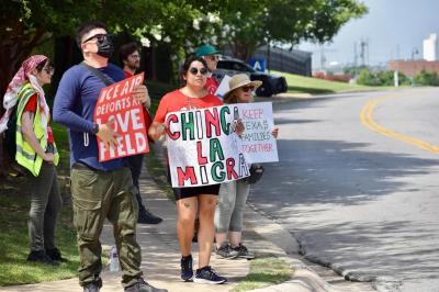 'Target the money': Activists say Love Field ICE protests are working