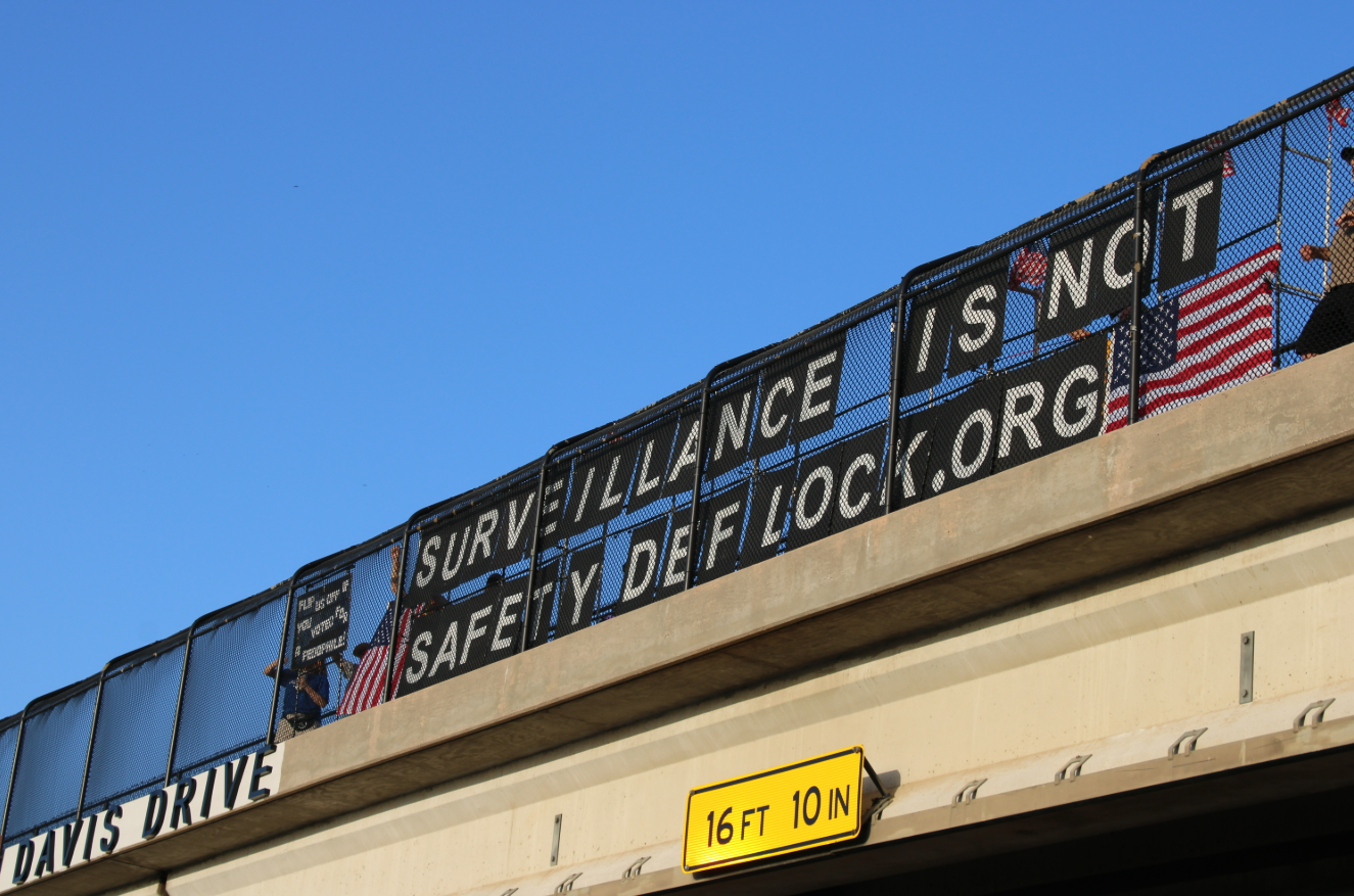 ‘Visible displays of dissent’: Meet the protestors using bridges to send a message — Dallas Observer