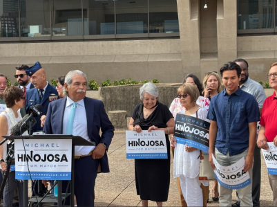 Hinojosa supports strong mayor