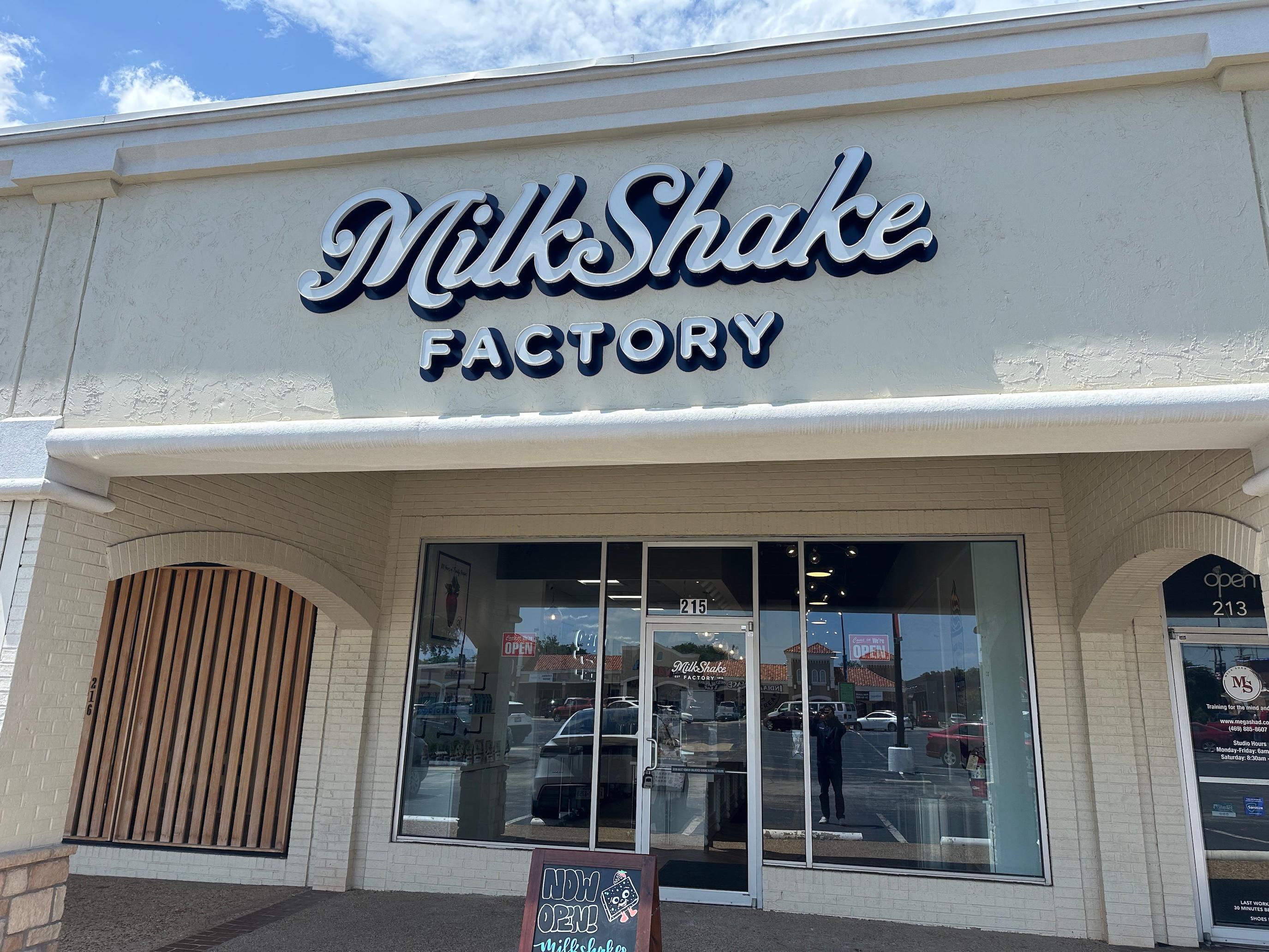 the front of MilkShake Factory