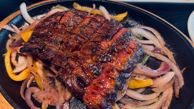 Beef fajitas at Seuno in Dallas.