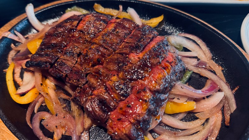 Beef fajitas at Seuno in Dallas.