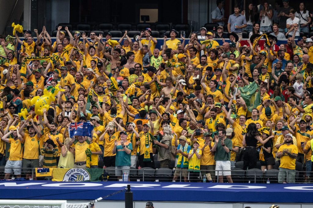 Australian soccer fans at the World Cup