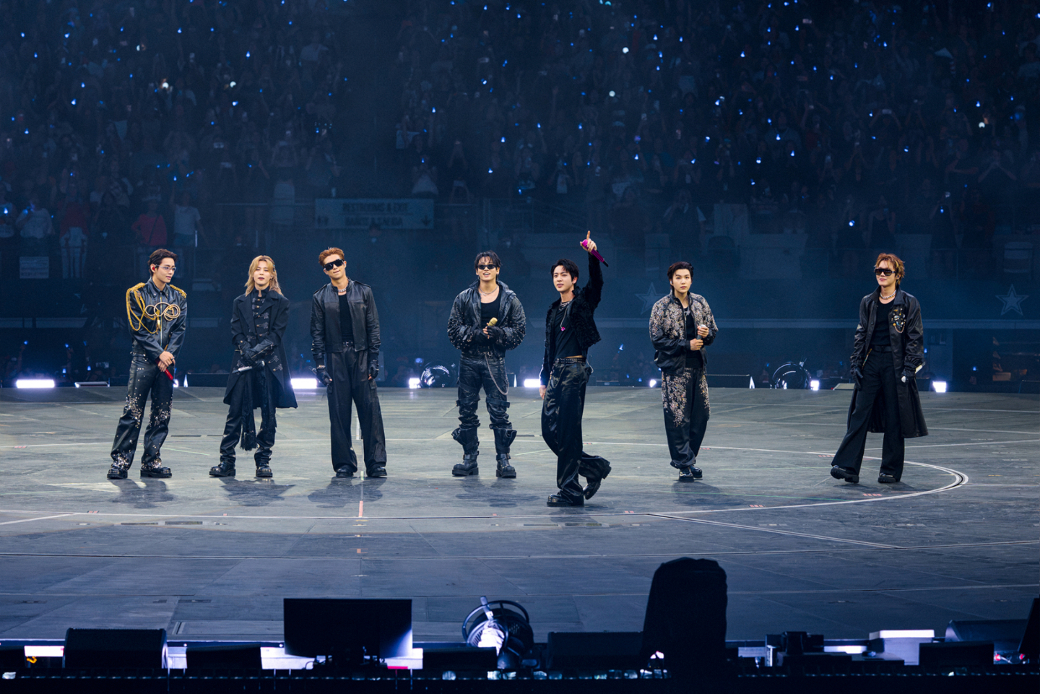 BTS rounded up the troops and two-stepped their way through Texas at sold-out sh...