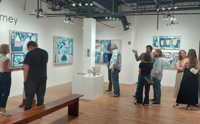 Goldmark Cultural Center throws first nighttime art walk