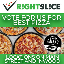 Vote Right Slice Pizza for Best Pizza Restaurant in Dallas! thumbnail