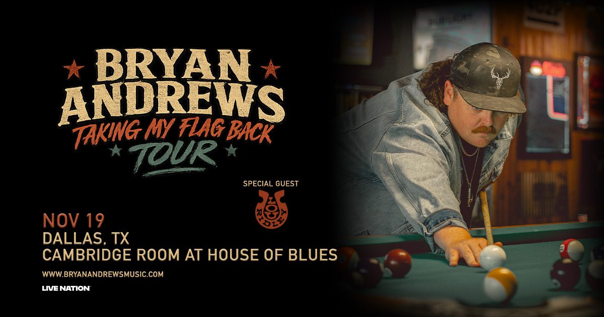 Win 2 tickets to Bryan Andrews!