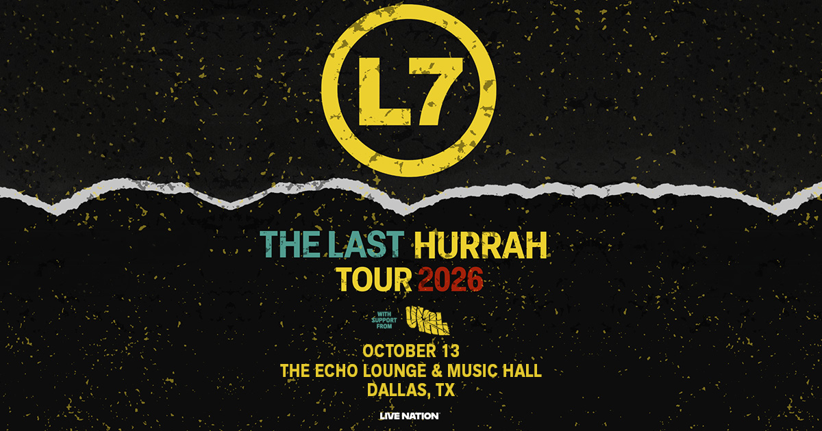 Win 2 tickets to L7!