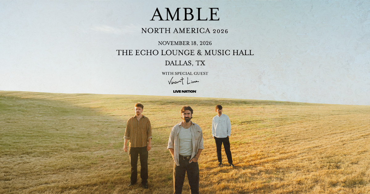 Win 2 tickets to Amble!