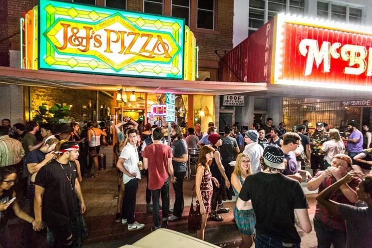 The Ol’ Dirty Basement at J&J’s Pizza in Denton Is Back From the Dead