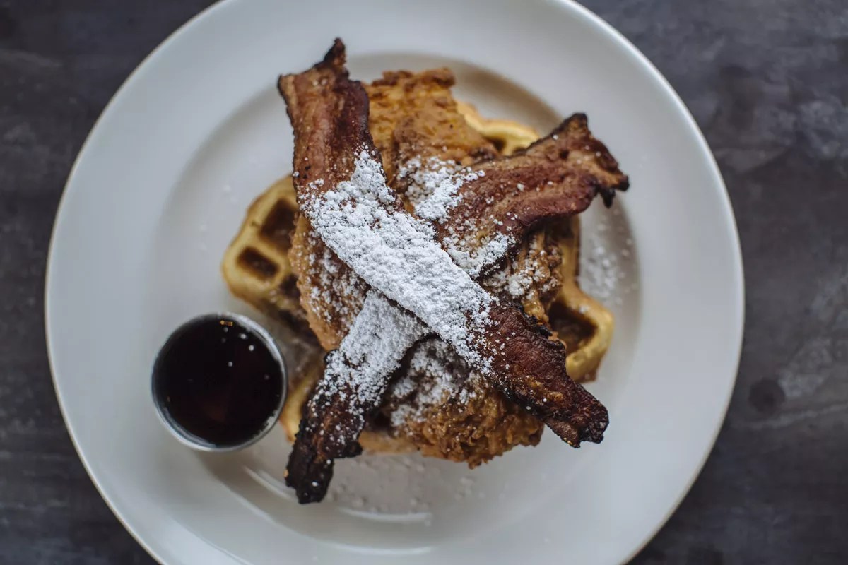 100 Favorite Dishes, No. 86: Fried Chicken and Texas-Shaped Waffle at Tillman’s