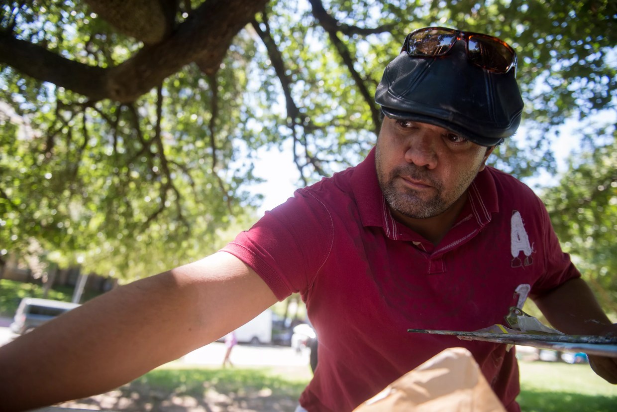 For Painter Jerrel Sustaita, the Lee Statue Calls to Mind His Relationship With His Son