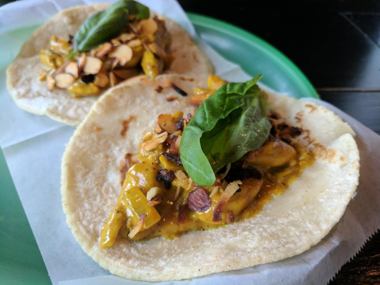 100 Favorite Dishes, No. 13: Revolver’s Saucy Frog Leg Tacos