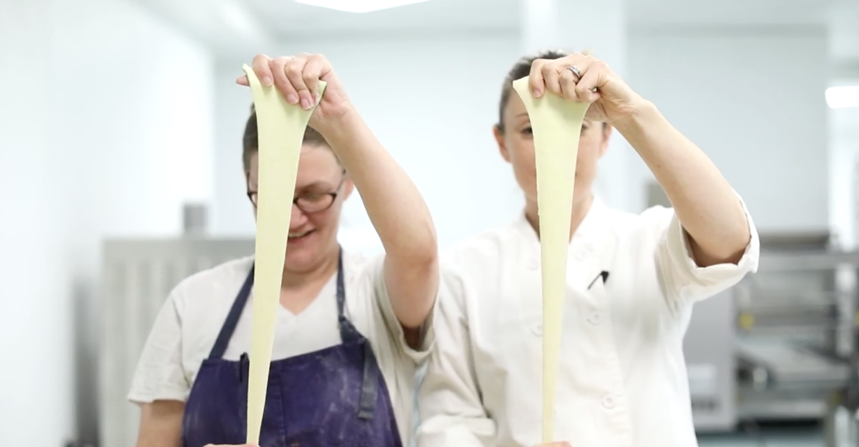 Ever Wonder How Bisous Bisous Makes Those Colorful Croissants?