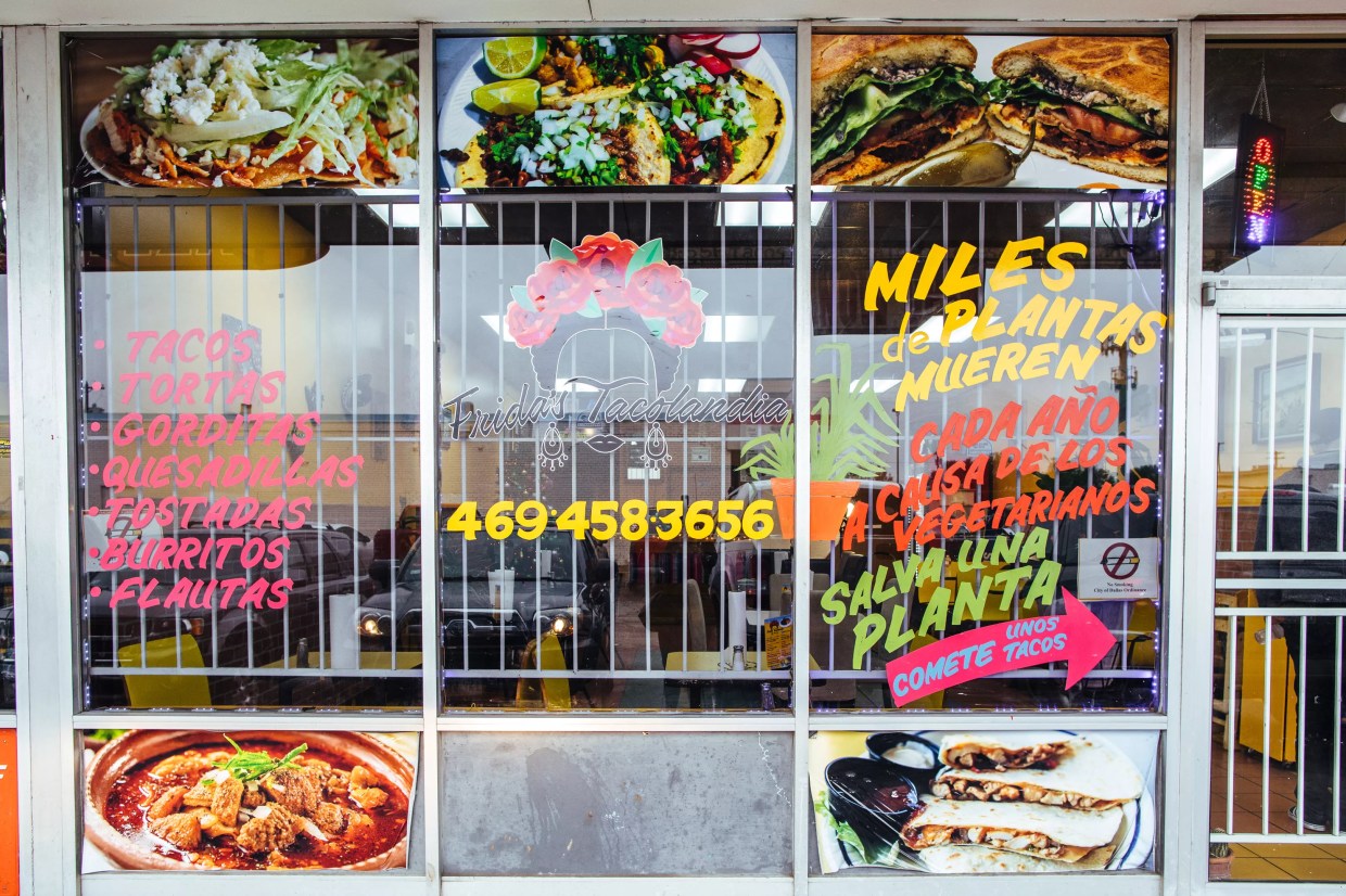At Frida’s Tacolandia in Oak Cliff, Try a Tostada as Big as Your Face