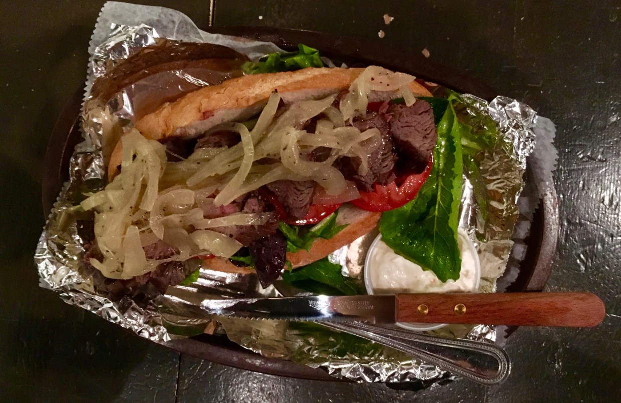 The Not-So-Secret Steak Sandwich at 20 Feet Seafood Joint is No-Frills Greatness
