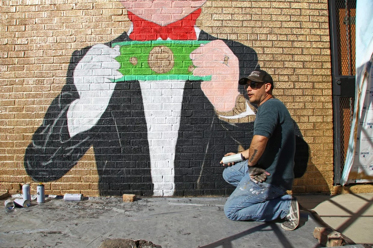 On His Own Dime, Preston Pannek Is Decorating  Deep Ellum With Awesome Pop Culture References