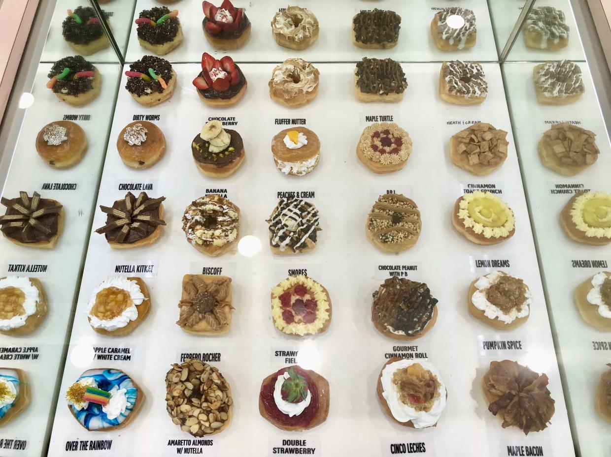 From Sun-Dried Tomato Basil to Key Lime, Wow Serves More than 120 Kinds of Doughnuts