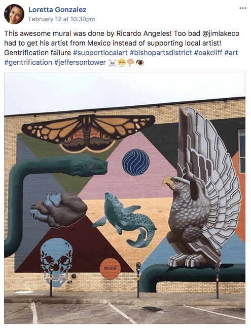 Some People Don’t Like That a Mexican Artist, Not a Local, Designed a Mural in Oak Cliff