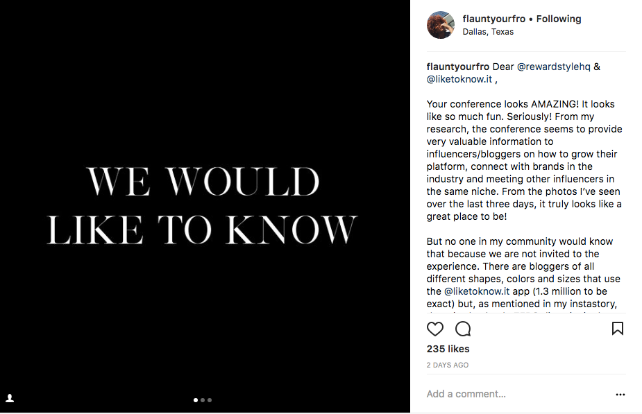 Some Bloggers and Photographers Think the National rewardStyle Conference Is Too White