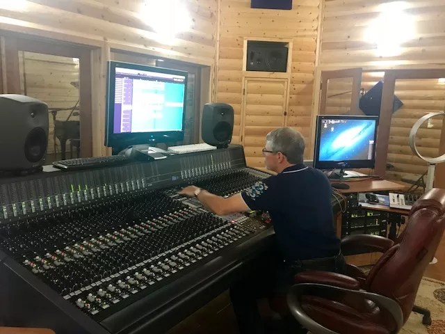 Inside Chuck Ebert’s Recording Studio in a Cabin Outside Fort Worth