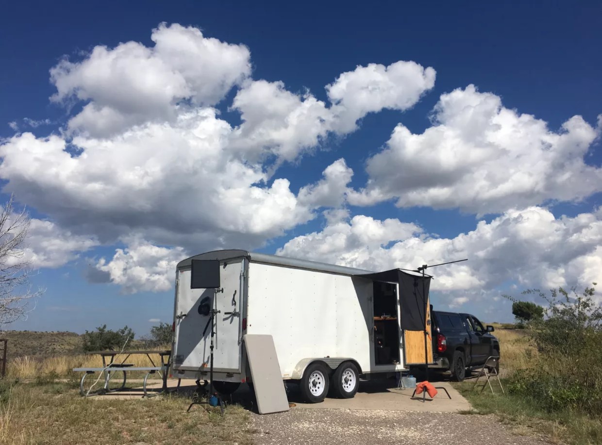 Giant Camera on Wheels Rolls Into Dallas