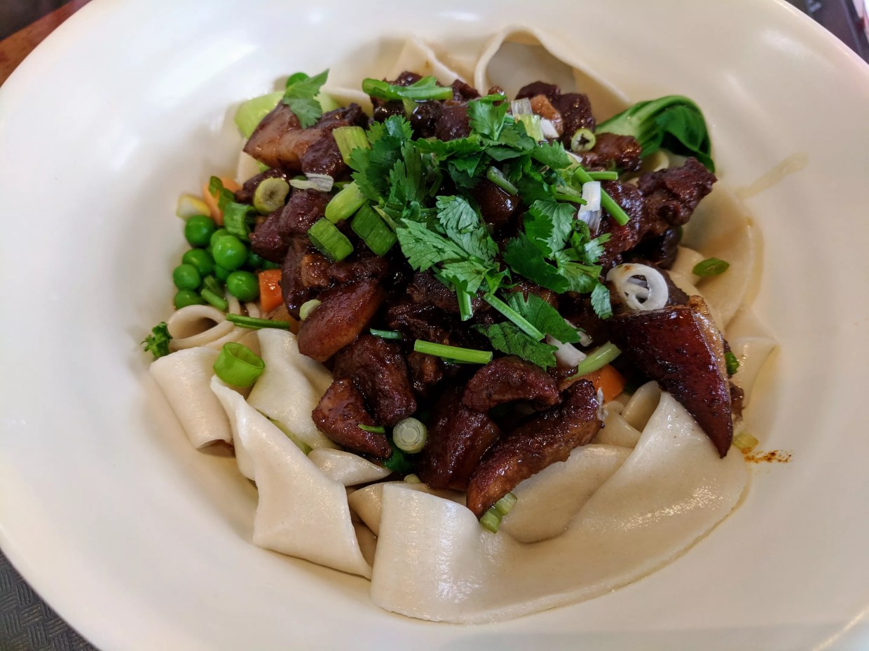 This Plano Food Court Stall Serves Two-Foot-Long Chinese Noodles