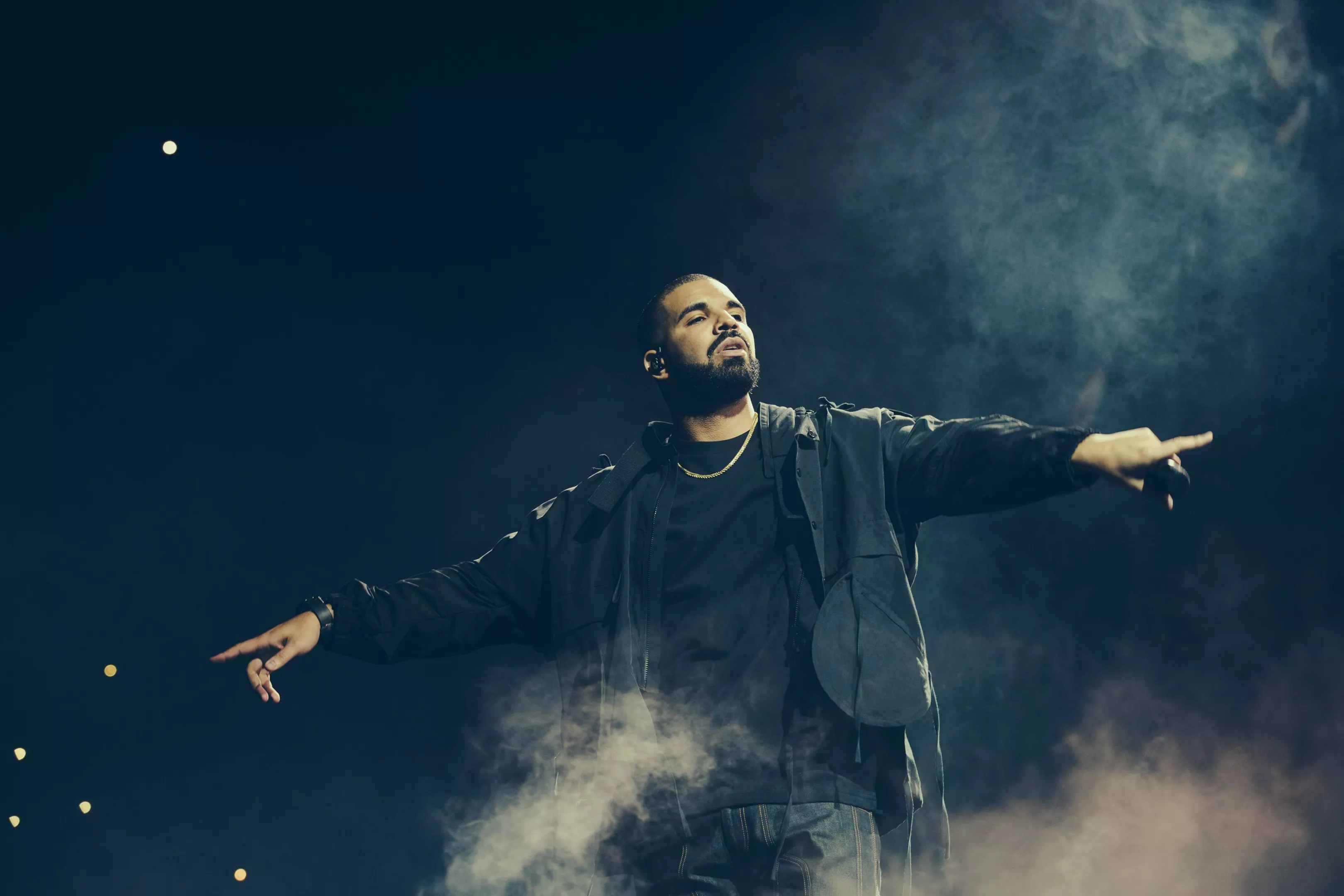 Drake performs onstage