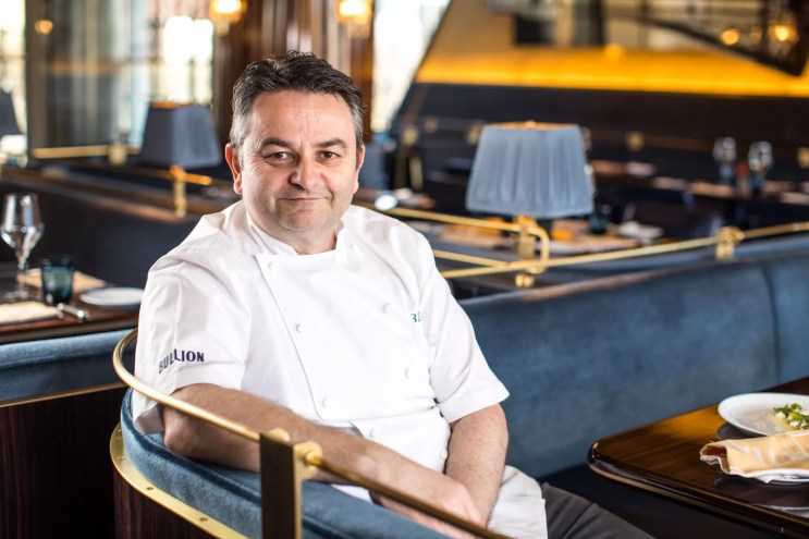 Chef Bruno Davaillon at Bullion