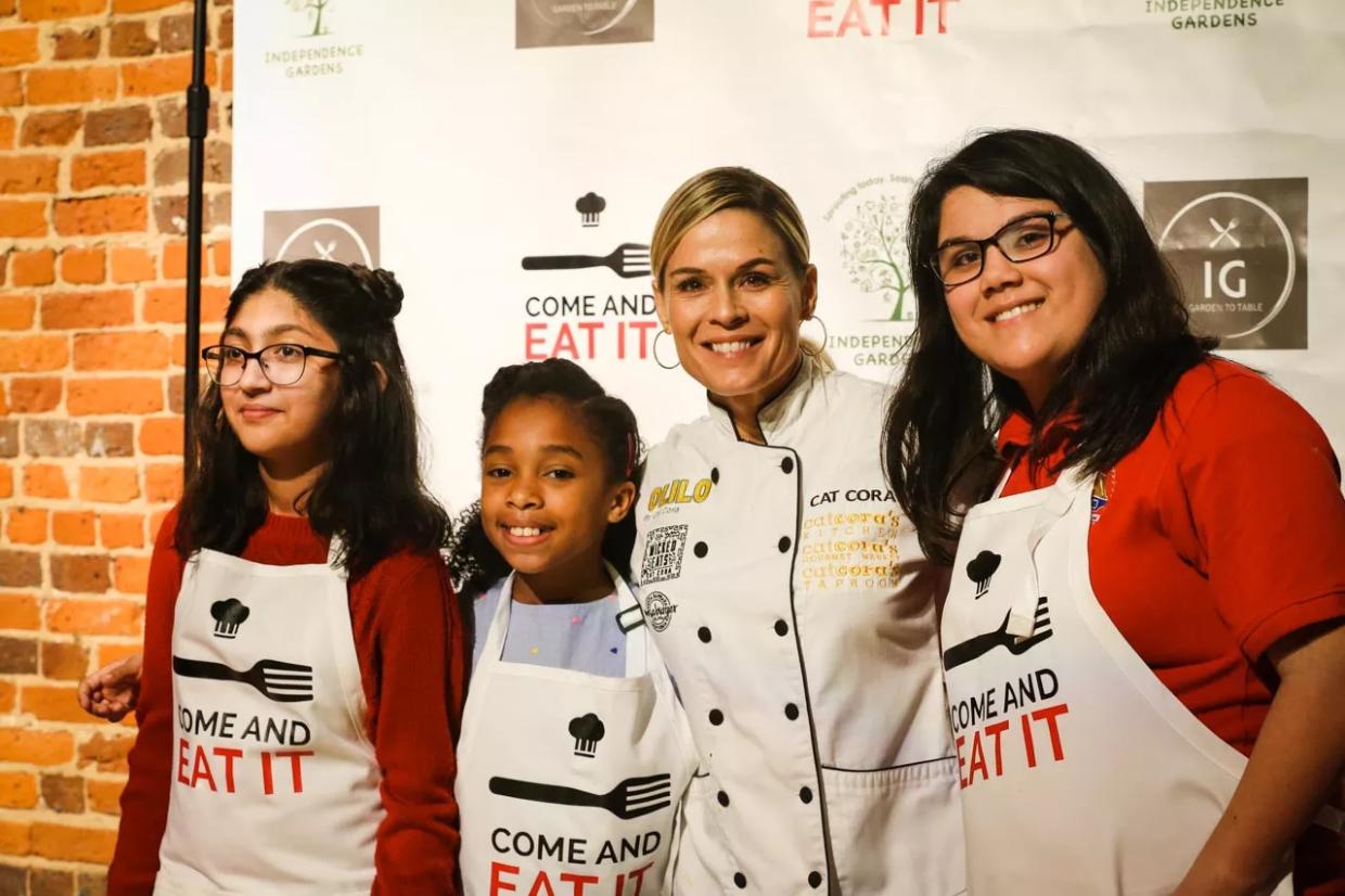 Chef Cat Cora Dishes on the Importance of Empowering Female Chefs