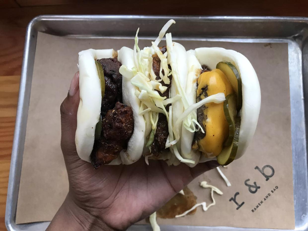 R&B at The Statler Revamps Its Menu, Making the Cheesebao-ger a Budget-Friendly Bite